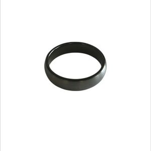 Men’s Tungsten Carbide gun metal band ring